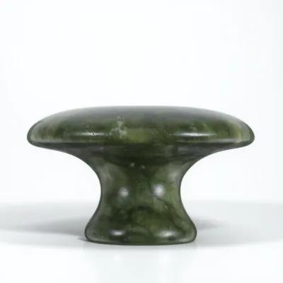 Electro Gadgets - Pilzförmiger Jade-Massagestein mit Glatter Textur Gua