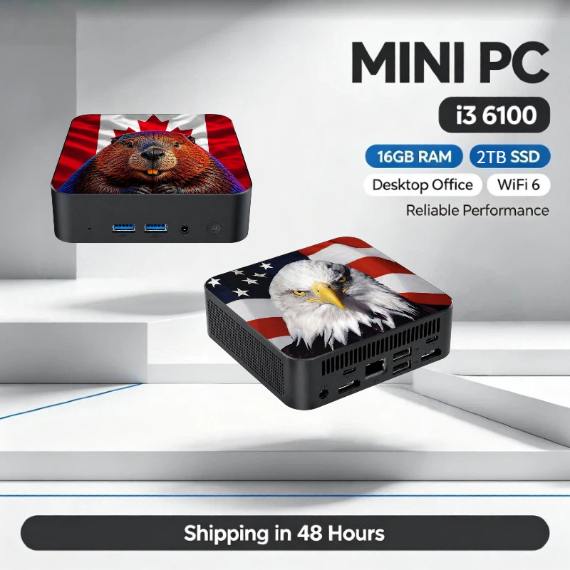 Mini Pc Windows - Kompakter Mini-PC Intel Core i3-6100 16GB