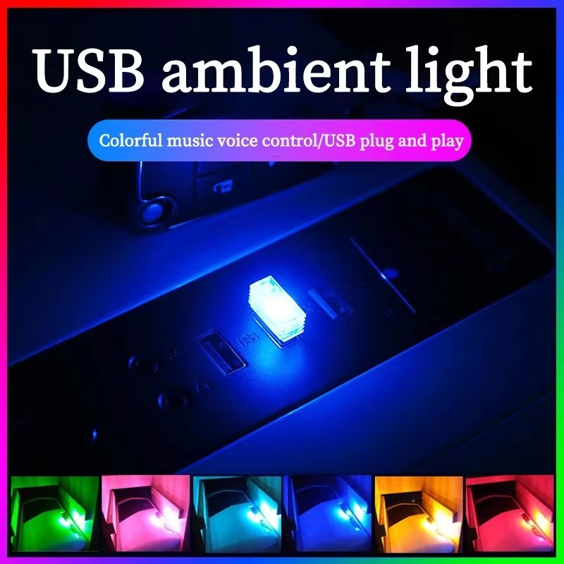 Electronics Gadgets And Accessories - 1/4 Stück Mini USB LED Autolicht