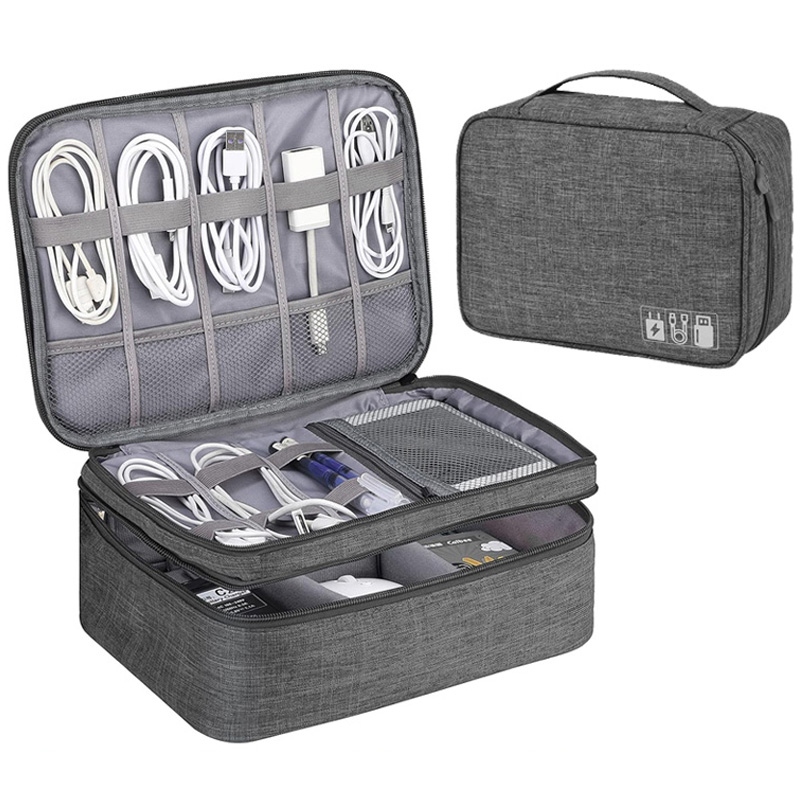 Electronics Gadgets And Accessories - Tragbare digitale Aufbewahrungstasche, USB-Gadget, wasserdicht, Kabel-Organizer,