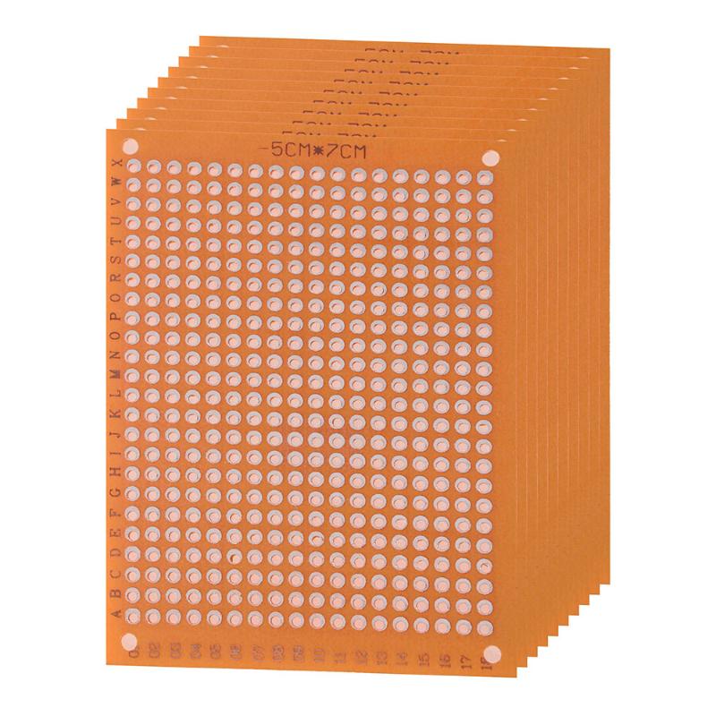 Electronics Gadgets And Accessories - 10 Stück Isoliertes PCB-Prototyp-Kit 432-Loch-Steckbrett Schaltungstest-Protoboard