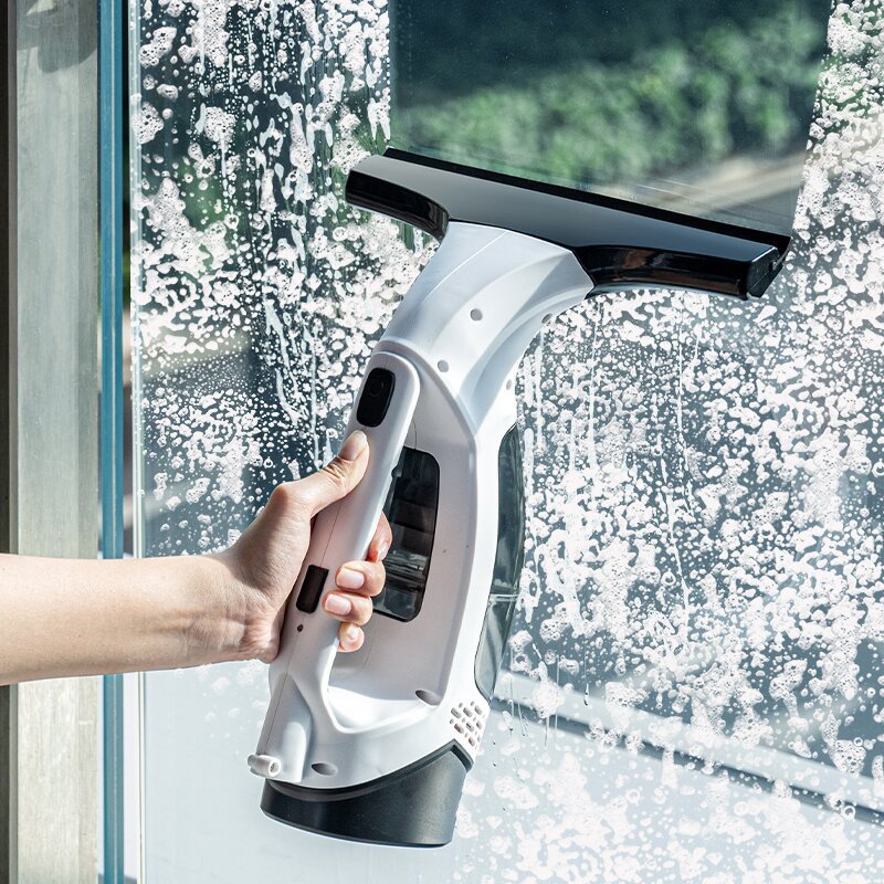 Electro Gadgets - 2000Pa Handgehaltener Fensterreiniger Kabelloser Elektrischer Glasreiniger