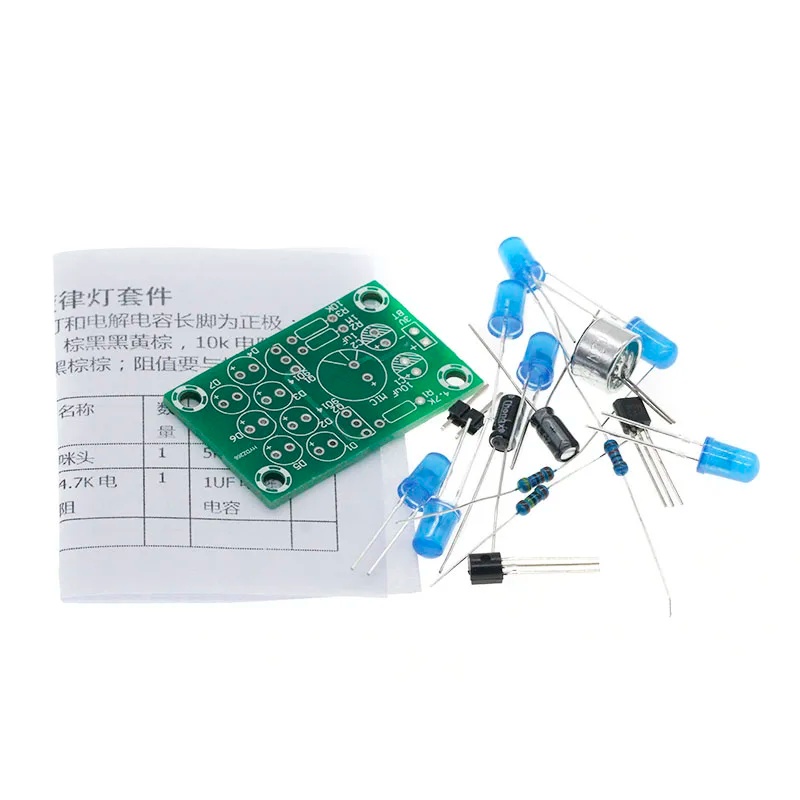 Electronics & Gadgets Icon - Sprachgesteuertes Melodie-Lampen-Set Elektronisches DIY-Bausatz Schallinduzierte Beleuchtung