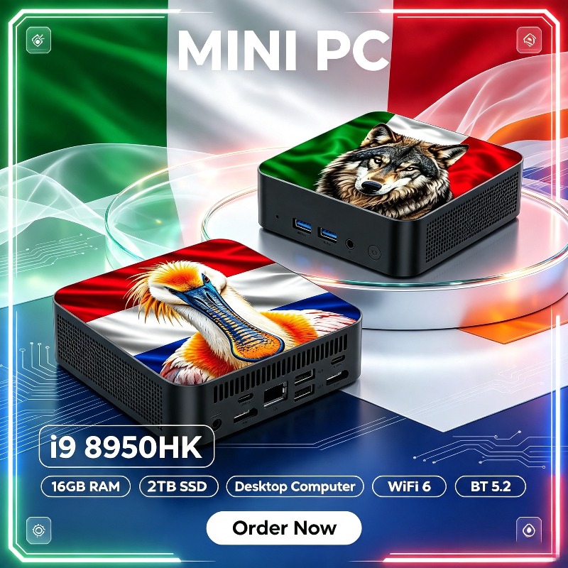 Mini Pc Windows - 2026 Intel i9 8950HK Mini-PC Gaming-Desktop,